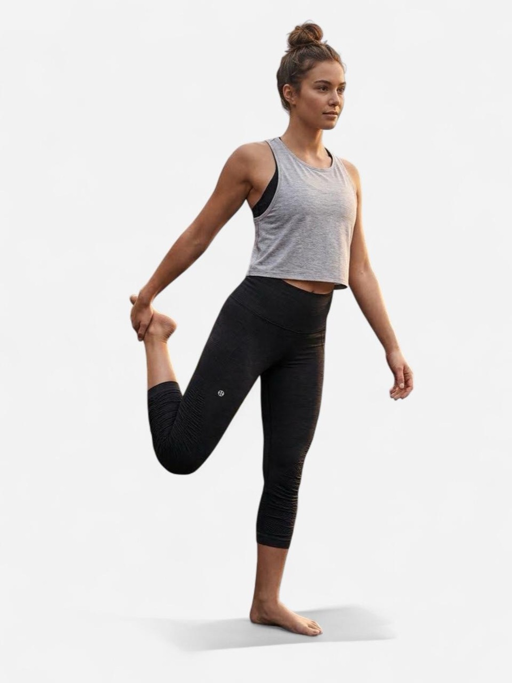 lululemon athletica Black High-Rise Capri Leggings